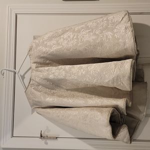 Like new cream and gray tree skirt